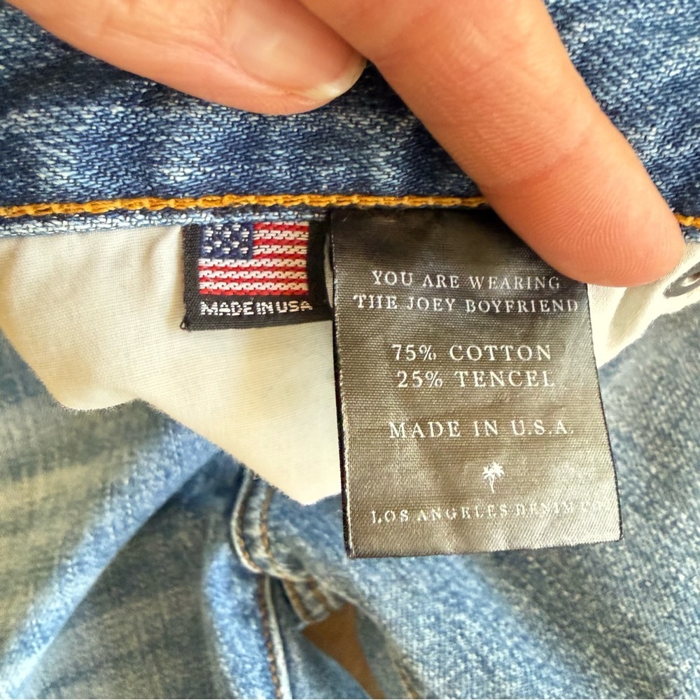 Los Angeles Denim Co. Joey Boyfriend Jeans 27 • Made in USA • - Picture 4 of 11